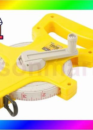 Bs рулетка геодезическая mastertool best mix 30 м×13 мм стекловолоконное полотно 66-3013 bas77/n