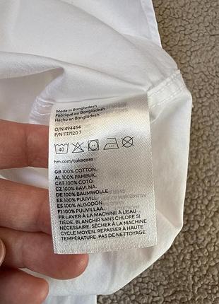 Біла сорочка h&m 5