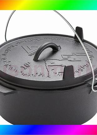 Bs котел с крышкой best mix groenberg askja pot 33 cm / 10 l black (266018) bas77/n