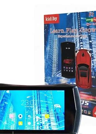 Детский планшет в форме авто 7", android, 2 камеры, wi-fi, kidiby f1, синий / планшет для детей под сим-карту / игровой планшет 2