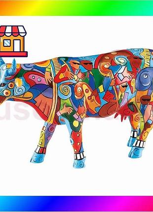 Bs статуетка колекційна корова best mix music cow extravaganza (size l) полірезин bas77/n
