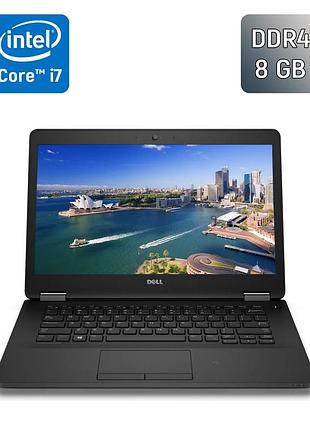 Ультрабук dell latitude e7470 / 14" (1920x1080) ips / intel core i7-6650u (2 (4) ядра по 2.2 - 3.4 ghz) / 8 gb ddr4 / 256 gb ssd /