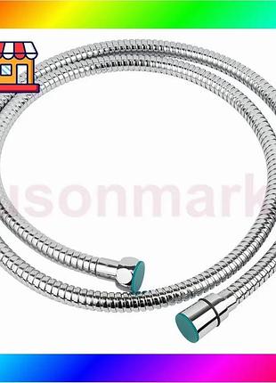 Bs шланг для душа best mix 1/2" ss хромированный с подшипником 150см aquatica xb-8173 (9792021) bas77/n
