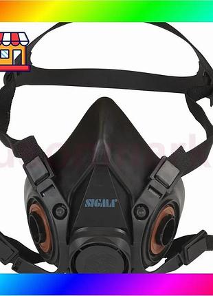 Bs полумаска defender eco best mix без фильтров sigma (9417581) bas77/n