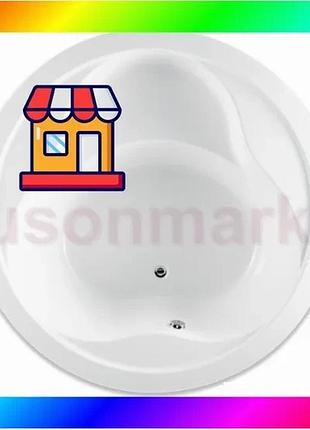 Bs круглая акриловая ванна best mix rak ceramics ecstasy (1720 х 1720 х 520мм) белая bas77/n