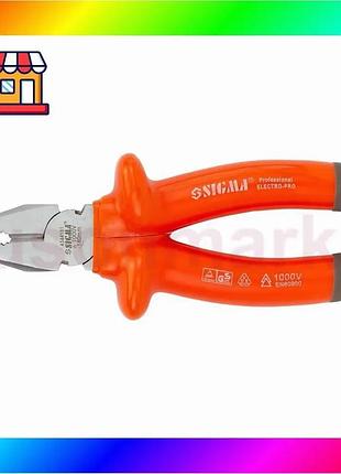 Bs плоскогубці діелектричні 180мм best mix 1000в sigma (4344181) bas77/n