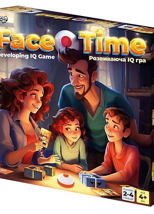 Настольная игра face time dankotoys развивающая игра с кубиками лица и колокольчиком 2-4 игрока
