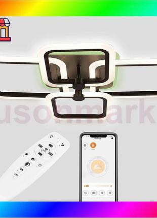 Bs потолочная led люстра, best mix светодиодный светильник sunlight черный 5667/2+2 r bas77/n