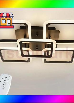 Bs потолочная led люстра, best mix светодиодный светильник sunlight черная 6325/4+1s+s bas77/n
