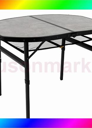 Bs стол bo-camp northgate best mix 100x70 cm black/grey (1404189) bas77/n