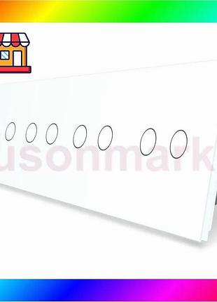 Bs умный сенсорный zigbee best mix выключатель 8 сенсоров (2-2-2-2) livolo белый (vl-c708z-11) bas77/n