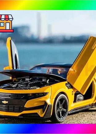 Bs модель 1:32 chevrolet best mix camaro — металева машинка з дверима, що відкриваються, світлом і зву bas77/n