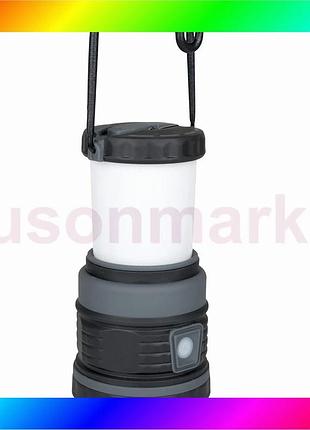 Bs фонарь кемпинговый bo-camp best mix delta high power led rechargable 200 lumen black/anthracite (58 bas77/n