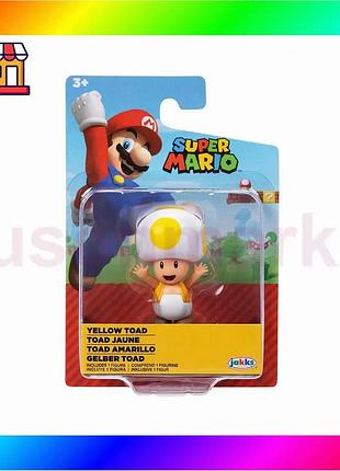 Bs игровая фигурка с best mix артикуляцией super mario - желтый тоад (6 cm) bas77/n
