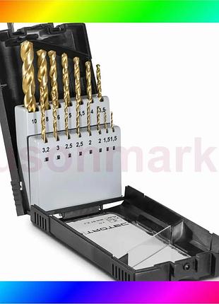 Bs набор сверл по best mix металлу trotec 15 pieces hss metal drill set (6200001131) bas77/n
