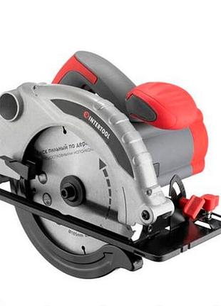 Пила циркулярная intertool - 1300 вт