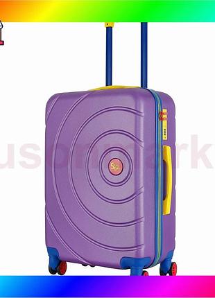 Bs чемодан semi line best mix 24" (m) purple (t5930-2) bas77/n