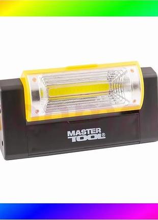 Bs фонарь магнитный с best mix регулировкой наклона бокового света mastertool 125х52х52 мм 6xled+cob l bas77/n