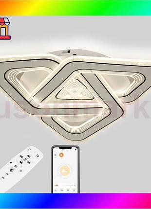 Bs потолочная led люстра, best mix светодиодный светильник sunlight 6079/500 bas77/n
