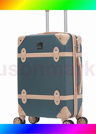 Bs валіза semi line best mix 20" (s) green-navy (t5838-2) bas77/n