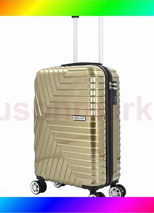Bs чемодан semi line best mix 20" (s) gold (t5763-1) bas77/n