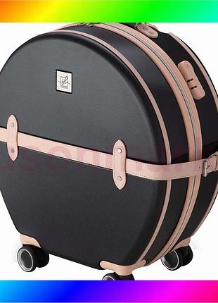 Bs чемодан semi line best mix 20" (s) black/pink cream (t5671-2) bas77/n