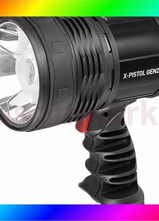 Bs ліхтар пошуковий mactronic best mix x-pistol gen2 (1500 lm) focus usb rechargeable (psl0022) bas77/n