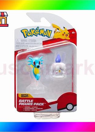 Bs набор игровых фигурок best mix pokemon w15 - литвик и хорси bas77/n