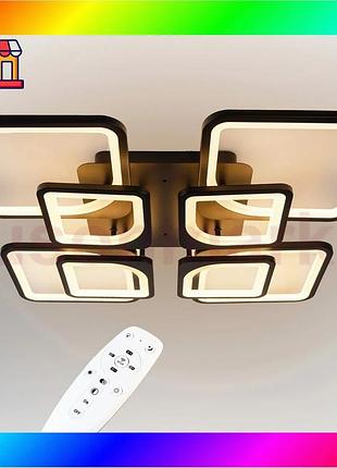 Bs потолочная led люстра, best mix светодиодный светильник sunlight черный 5631/4+4 bas77/n