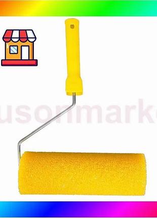 Bs валик малярный структурный best mix mastertool moltopren decor 80/230 мм ø 6 мм с ручкой 92-6104 bas77/n