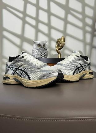 💎мужские кроссовки asics gel-flux 4 white silver beige