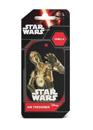 Ароматизатор в автомобиль star wars air freshener - vanilla