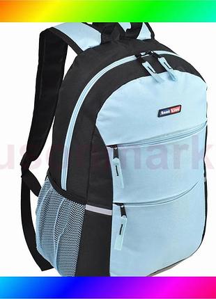 Bs городской рюкзак semi best mix line 18 blue/black (j4679-4) bas77/n