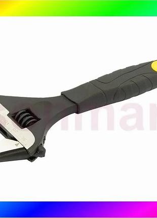 Bs ключ разводящий mastertool best mix 200 мм 0-38 мм тонкие губки crv рукоятка с tpr накладкой 76-032 bas77/n