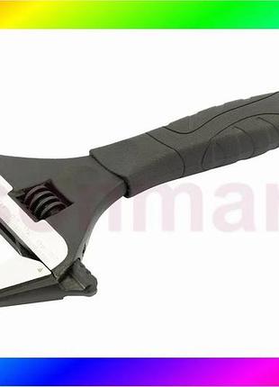 Bs ключ разводящий mastertool best mix 250 мм 0-50 мм тонкие губки crv рукоятка с tpr накладкой 76-032 bas77/n