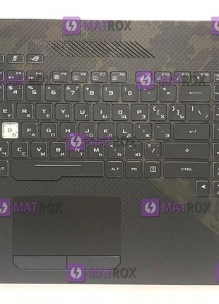 Передняя панель для asus rog strix scar ii gl504 черный