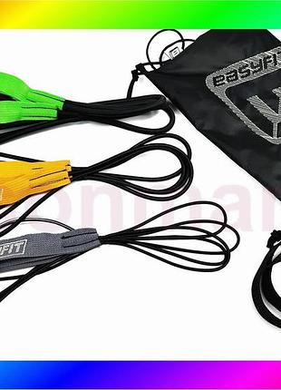 Bs резиновые петли-эспандер easyfit best mix 1-40 кг bas77/n