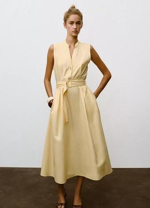 Сукня міді від zara