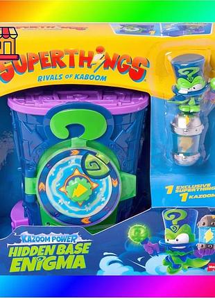 Bs игровой набор superthings best mix серии "kazoom power" - скрытая база энигма bas77/n