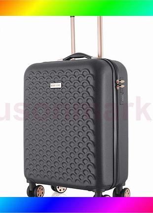 Bs чемодан semi line best mix 20" (s) black (t5718-1) bas77/n