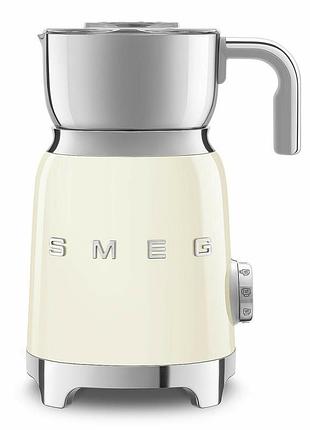 Вспенитель молока smeg (mff11creu) retro style 50's - кремовий