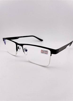 Компьютерные очки blue light blocking с диоптриями salivio sa 5002 c6 черные
