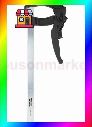 Bs струбцина столярная mastertool best mix f-type быстрозажимная 300×90 мм 600 н 07-0015 bas77/n