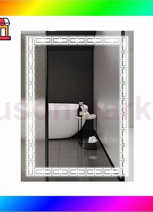 Bs дзеркало з led best mix підсвіткою sr-067 (600х800мм) bas77/n