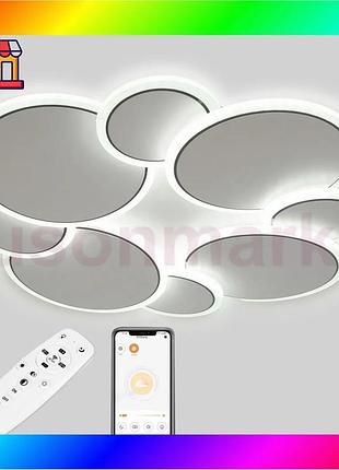 Bs потолочная led люстра, best mix светодиодный светильник sunlight 6081/500 bas77/n