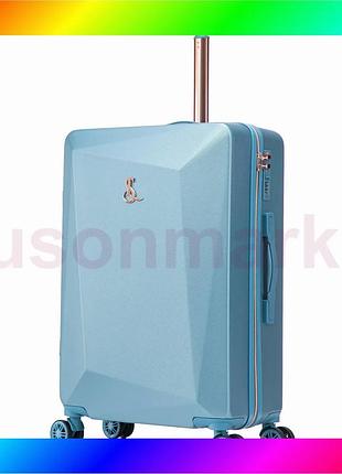Bs чемодан semi line best mix 24" (m) light blue (t5913-2) bas77/n