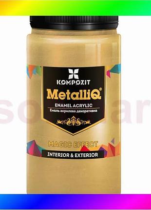 Bs эмаль акриловая metalliq® best mix банка 900 г, 900 г, золото. bas77/n