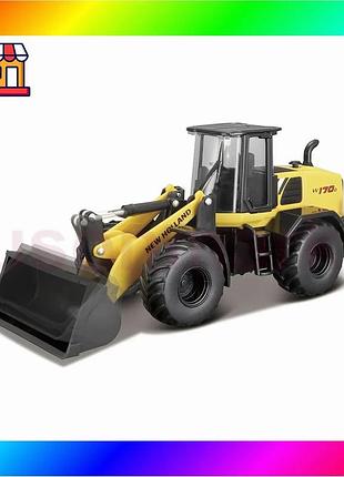Bs автомодель серии construction best mix - экскаватор new holland w170d bas77/n