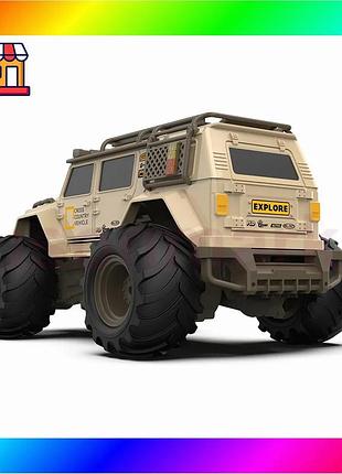Bs автомобіль ks drive best mix на р/к – amphibious 4wd (1:14, 2.4 ггц, акум. 3,7 v, світло, звук) bas77/n
