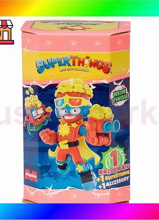 Bs игровой набор superthings best mix серии "neon power" – казум-кид bas77/n